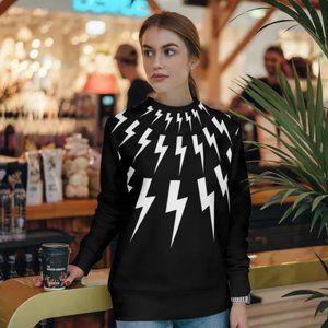 david schitts creek lightning bolt sweater